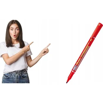 PERMANENTNÍ POPISOVAČ PENTEL NM470 ČERVENÝ 1MM POPISOVAČ NA FÓLIE