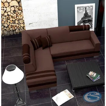 Sedací souprava Rohová sedací souprava R1 hnědá