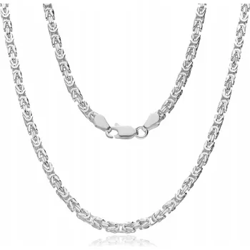 Řetízek STŘÍBRNÝ ŘETÍZEK KRÁLOVSKÝ BIZANTSKÝ VZOR 60cm