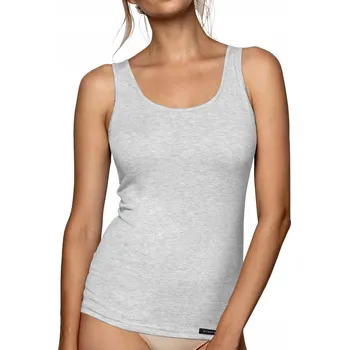 DÁMSKÉ TÍLKO ATLANTIC BLV198 TRIČKO NA RAMÍNKA ŠEDÉ *M*