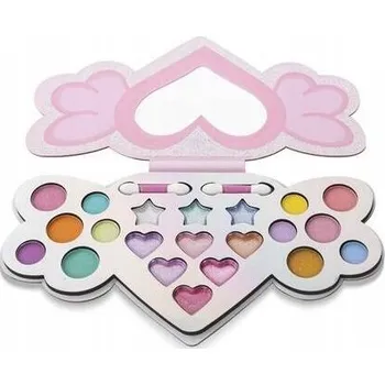 Přípravek na tvář MARTINELIA PALETKA NA MAKE-UP SE ZRCÁTKEM PRO DĚTI - SRDCE