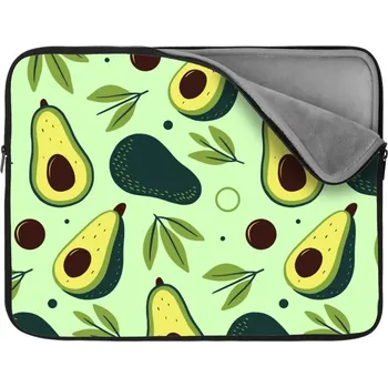 pouzdro na notebook Sablio Obal na notebook Kreslené avokádo - 17"