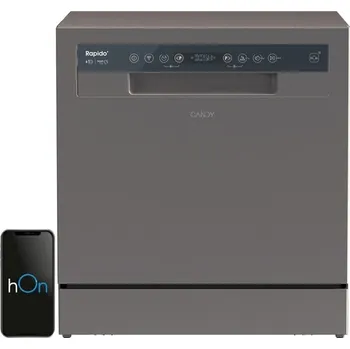 Myčka nádobí Myčka nádobí CANDY CP 8F9FFA, 8 sad nádobí, antracitová, 55 x 59.5 x 50.1 cm