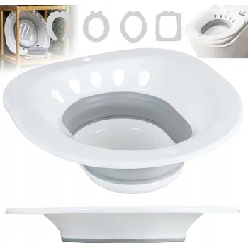 Bidetová sprška - nástavec na WC sedátko, lehký bidetový nástavec, bílý