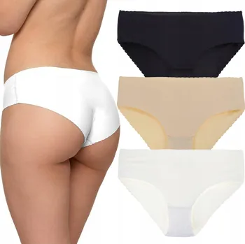 Dámské spodní prádlo Dámské Kalhotky Laser Cut MORAJ 3 kusy M