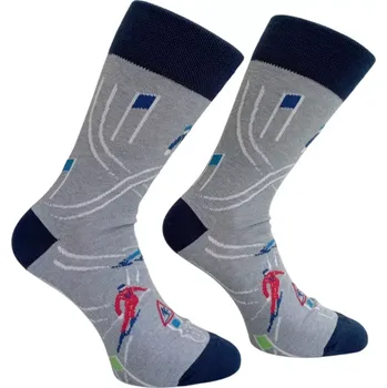 Pánské ponožky Pánské ponožky Lyžař T - 42-46 / světle modrá