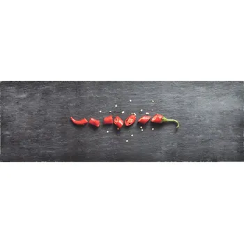 Rohožka Podlahová rohož s potiskem potiskem papričky , protiskluzová, 180 x 60 cm, polyamid