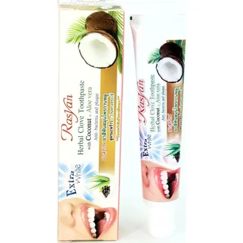 Dentální hygiena Thajská bylinná zubní pasta Rasyan s kokosem a aloe vera 100g