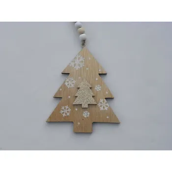 Vánoční dekorace závěska stromeček velký