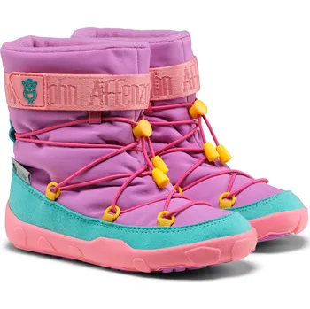 Dívčí obuv Dětské barefoot sněhule Affenzahn Snow Boot Vegan Snowy Owl - vel. 28