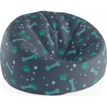 Sedací pytel Sablio Sedací vak Cocoon Kostičky - 115 x 75 x 45 cm