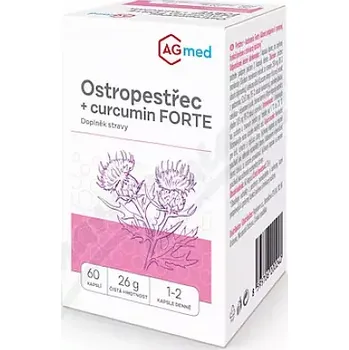 Přírodní produkt Ostropestřec + curcumin FORTE cps.60 AGmed
