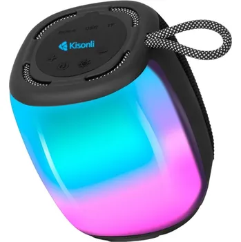 Bluetooth reproduktor Kisonli Q18 Bluetooth Reproduktory, USB, SD, FM, AUX - Černá