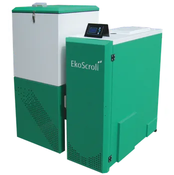 Kotel EkoScroll Alfa 49kW + regulace EcoMAX 800R uhlí a pelety EA2027049