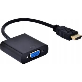 Video kabel Adaptér Gembird A-HDMI-VGA-04 černý