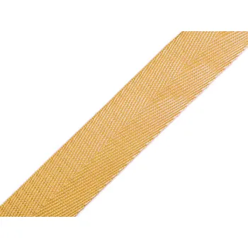 Hladký oboustranný popruh s leskem šíře 25 mm