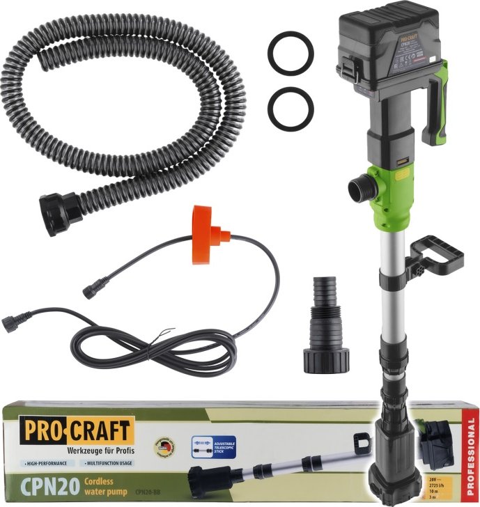 Aku ponorné čerpadlo do sudu Procraft CPN20bb (bez baterie a nabíječky)