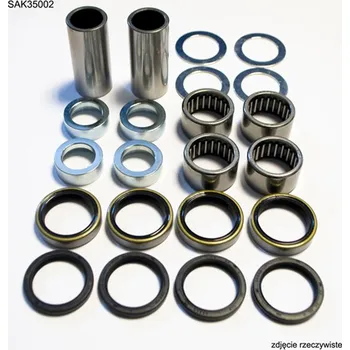 Tlumič řízení BEARING WORX sada na opravu kyvné vidlice KTM SX/SXF 04-15 ,EXC/EXCF 04-16, HUSQVARNA TE/FE 11-16,HUSABERG TE/FE 11-14, (28-1168) (pouzdro/objímka 17X22X48mm-2 kusy, ložiska 22X28X16mm-4 kusy) (BEARING WORX sada na opravu kyvné vidlice KTM SX/SXF 04-15)