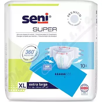 Inkontinenční vložka Seni Super inkon.plenkové kalhotky XL 10ks