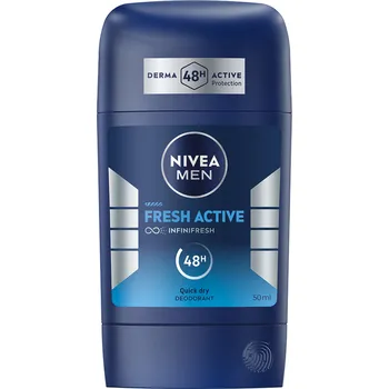 Nivea Fresh Active pánský deodorant v tyčince, 50 ml