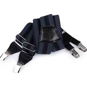 Kšandy Šle šíře 4 cm délka 120 cm, malé, 2 modrá delta