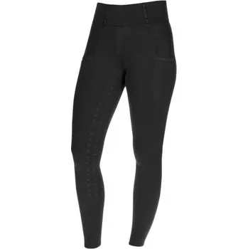 Jezdecké oblečení Dámské jezdecké legíny COVALLIERO HighWaist full grip černé (36/38)
