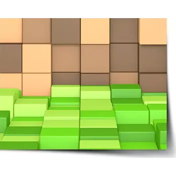 Plakát Sablio Plakát Blocks 3D - 120x80 cm