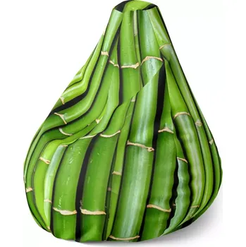 Sedací pytel Sablio Sedací vak Pear Bambus - 140 x 100 x 25 cm
