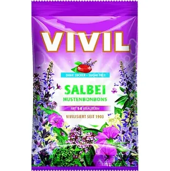 Čokoláda Vivil Šalvěj+14 druhů bylin bez cukru 120g