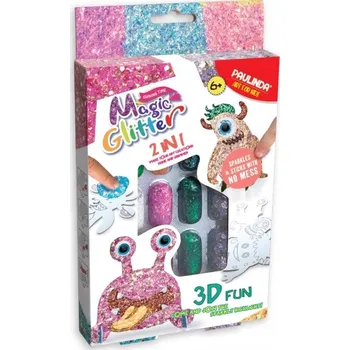 kreativní sada Kreativní sada "Magický třpyt" Vytvoř si vlastní 3D příšerku - Příšerka 2