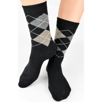 Pánské ponožky PONOŽKY S VLNOU SW019 ROMBY NITKA 39-42 mix barev