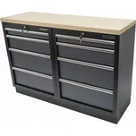 AKČNÍ SET Dílenské skříňky MB-TGC1304 s dřevěnou pracovní deskou MB-TGW53