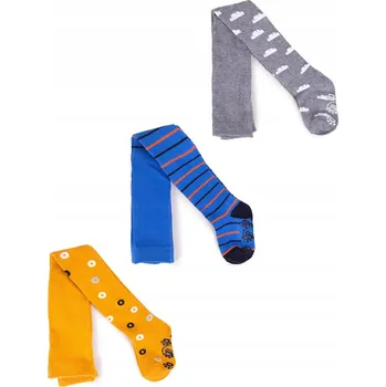 Chlapecké bavlněné Punčocháče s ABS, balení 3 kusů, 80-86, YOCLUB