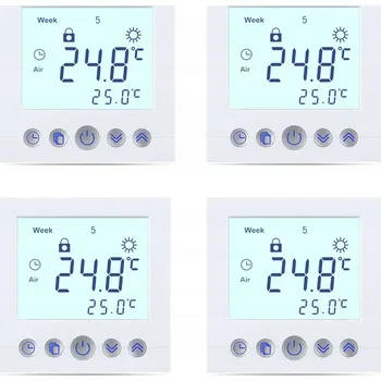 TERMOSTAT Termoregulátor programovatelný 16A LCD 4X