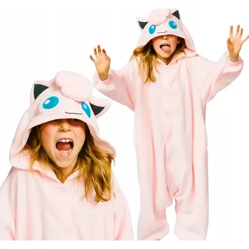 Karnevalový kostým Pyžamo Overal Kigurumi Kostým Pokemon Jigglypuff 105 - 115 cm
