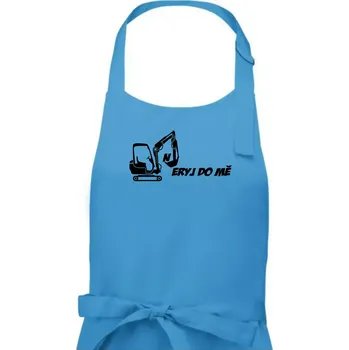 Kuchyňská zástěra Neryj do mě - Dámská zástěra na vaření - Univerzální velikost ( Světlý tyrkys )