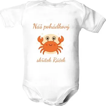 Kojenecký body Dětské body s potiskem Zvěrokruh pro nejmenší - Rak dětské