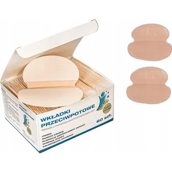 Menstruační vložka Vložky do podpaží mediTRADE24 hnědé proti pocení 60 ks