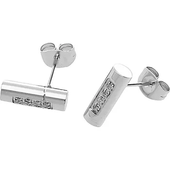 Souprava šperků MPM Dámské ocelové nerezové náušnice 5562 - stříbrné barvy SER.5562