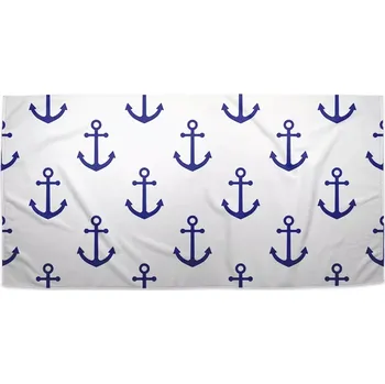 Osuška Sablio Ručník Modré kotvy - 50x100 cm