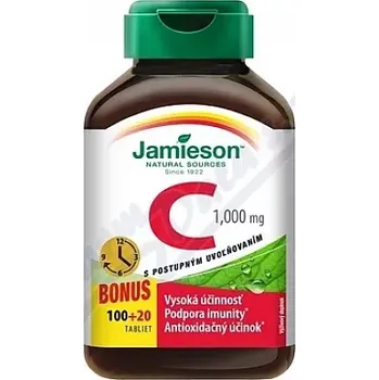 Přírodní produkt JAMIESON Vitamín C 1000mg s postup.uvol.tbl.100+20