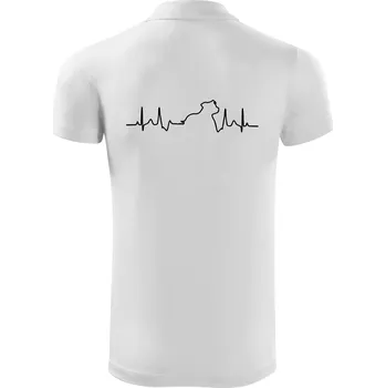 Pánská košile Stafordšírsky bulteriér EKG - Polokošile Victory sportovní (dresovina) - 3XL ( Bílá )