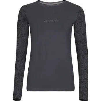 Dámské tričko Triko dámské dlouhé ALPINE PRO OPESA šedé Velikost: M