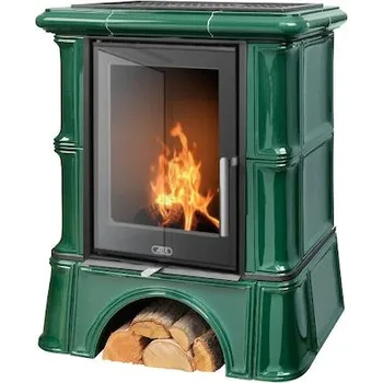 Krbová kamna ABX Bavaria Exklusive kachlový sokl zelená (flaschengrün)