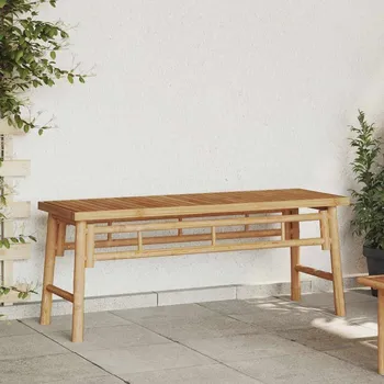 Taburet vidaXL lavice Hnědá 110 x 38 x 45 cm bambus