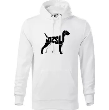 Pánská mikina Maďarský ohař - Mikina pánská Cape s kapucí - 2XL ( Bílá )