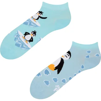 Veselé kotníkové ponožky Šťastný tučňák