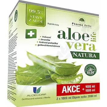 Přírodní produkt AloeVeraLife NATURA 1000ml+1000ml