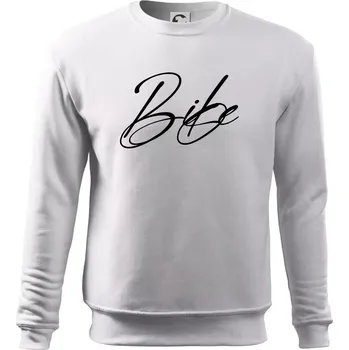 Pánská mikina Nápis bike - Mikina Essential pánská - 2XL ( Bílá )