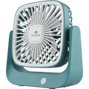 Přenosný ventilátor Kisonli F102, 1200mAh – zelená